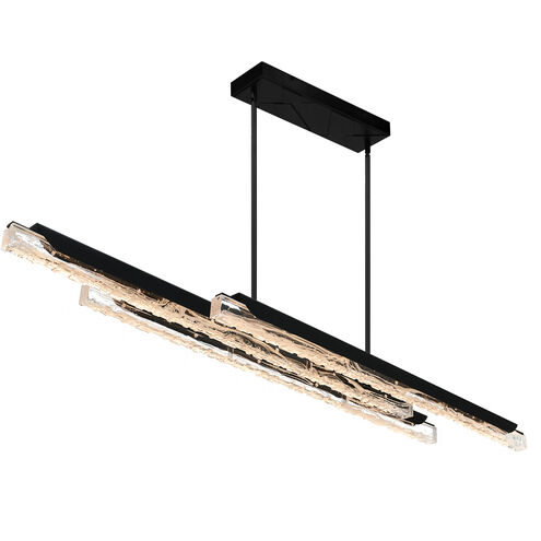 Valira LED 63 inch Black Chandelier Ceiling Light
