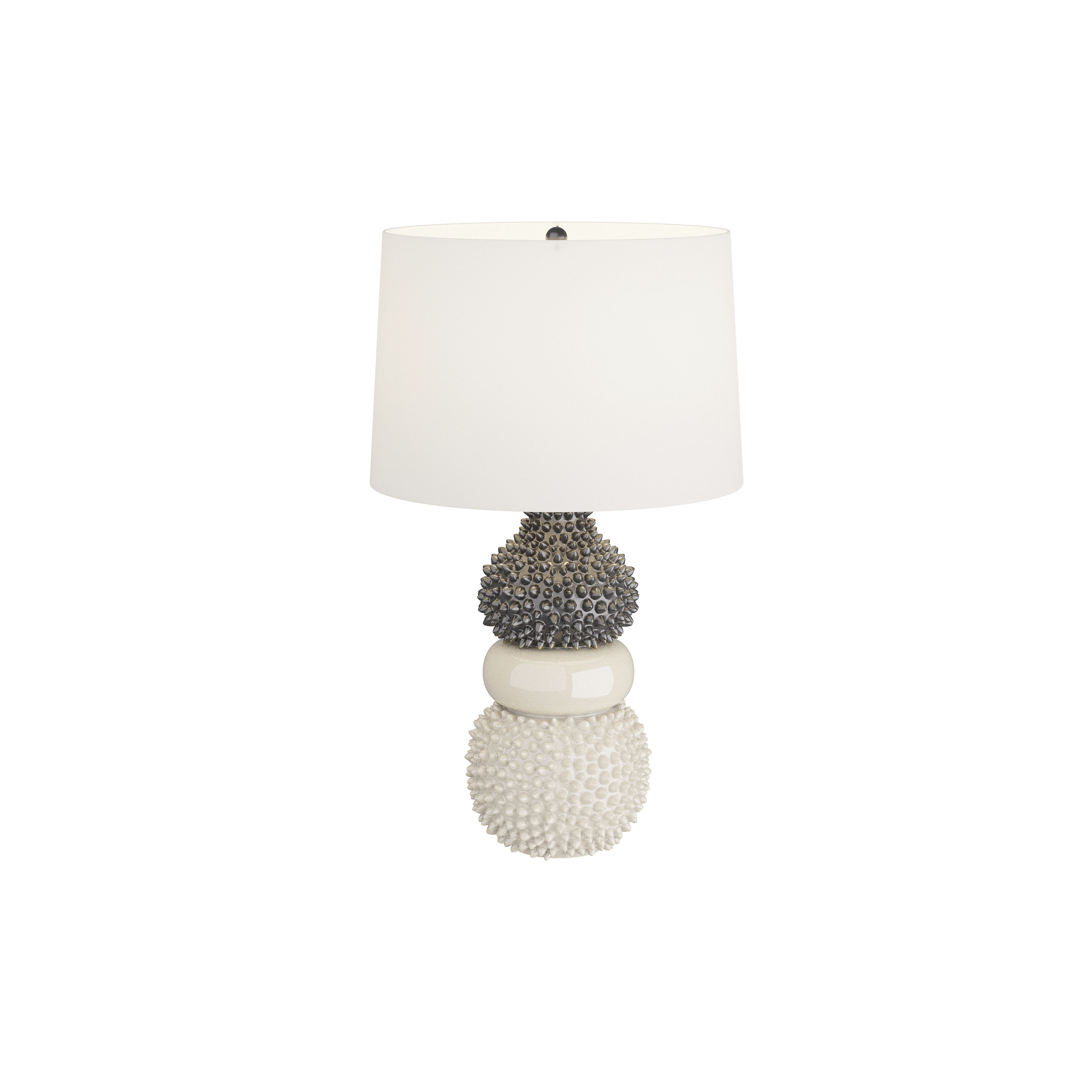 Ivory crackle lamp hot sale