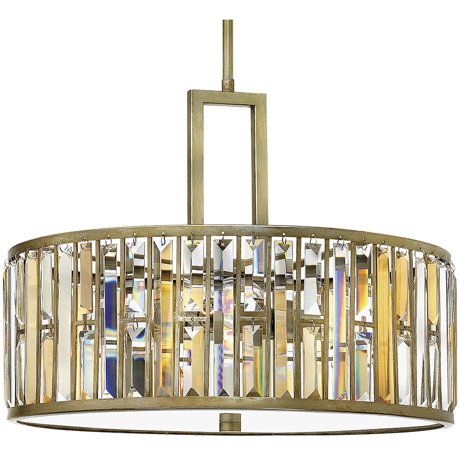 Gemma LED 21.25 inch Silver Leaf Foyer Light Ceiling Light