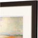 Waterside Collection Metallic Bronze With A Pewter Lip Framed Art