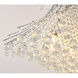 Canada 20 Light 44 inch Chrome Chandelier Ceiling Light