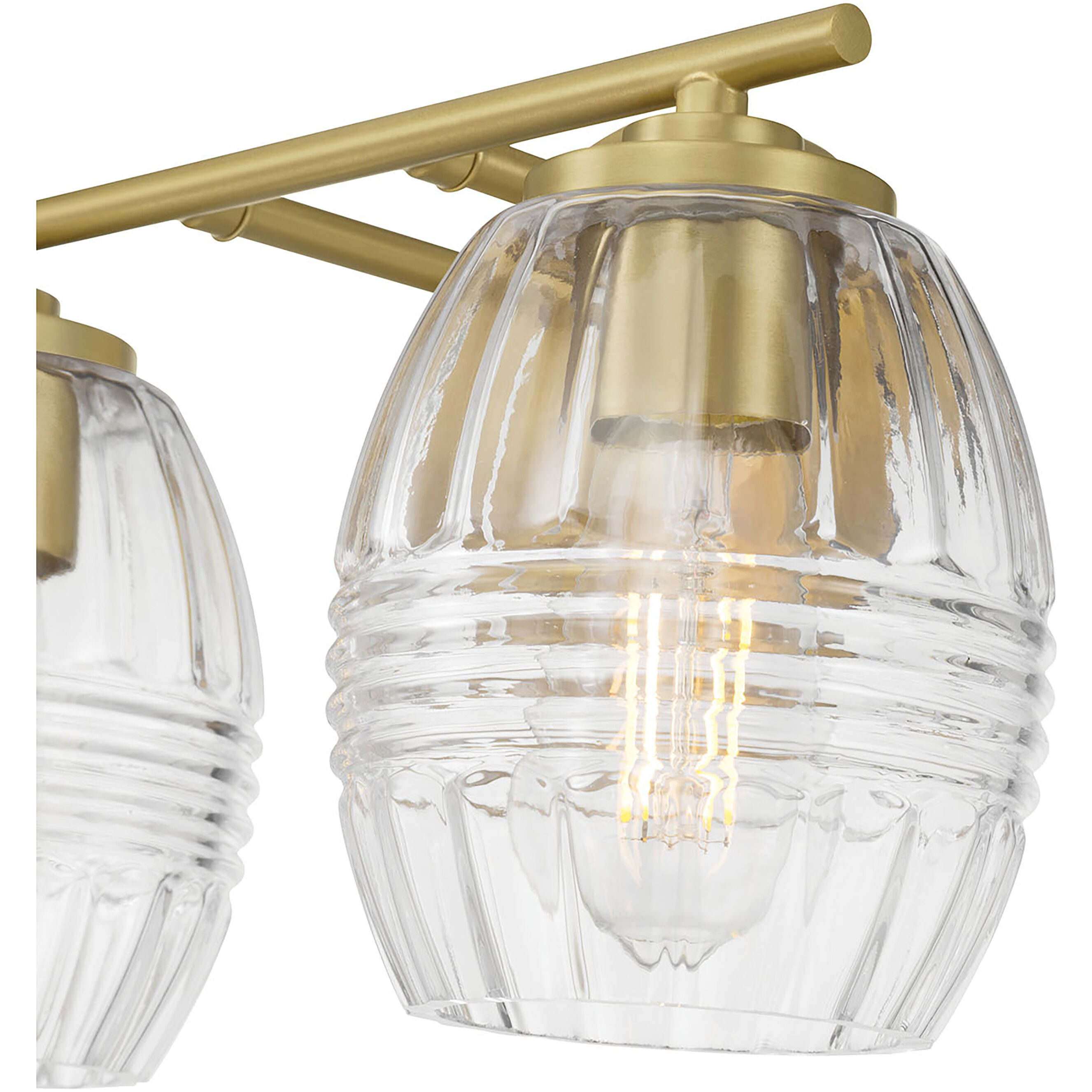 Miravelle 2 Light 14 inch Vintage Brass Bathroom Vanity Light Wall Light