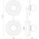 Dahlia LED 6 inch Urban Bronze Bath Vanity Light Wall Light in Urban Bronze and Alabaster