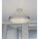 Emile 3 Light 16 inch Brushed Nickel Semi-Flush Mount Ceiling Light