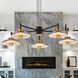 Verona Series 32 inch Black/Gold Chandelier Ceiling Light, Artisan Collection