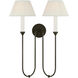 Amber Lewis Ingela LED 19.5 inch Modern Iron Double Sconce Wall Light