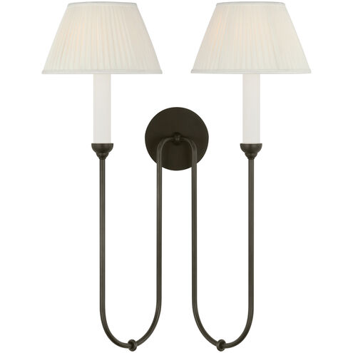 Amber Lewis Ingela LED 19.5 inch Modern Iron Double Sconce Wall Light