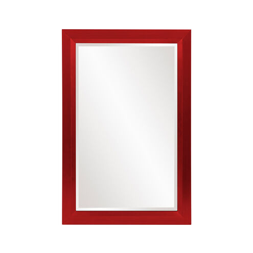 Avery 42 X 28 inch Glossy Red Wall Mirror
