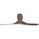 Maverick 60 inch Brushed Steel with Dark Walnut Blades Ceiling Fan