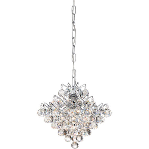 Bordeaux 4 Light 12 inch Polished Chrome Mini Pendant Ceiling Light