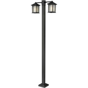 Mesa 2 Light 99 inch Oil Rubbed Bronze Outdoor Post Mounted Fixture