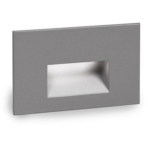 LEDme Step and Wall Lights 277 3.9 watt Graphite On Aluminum Step Light in Blue
