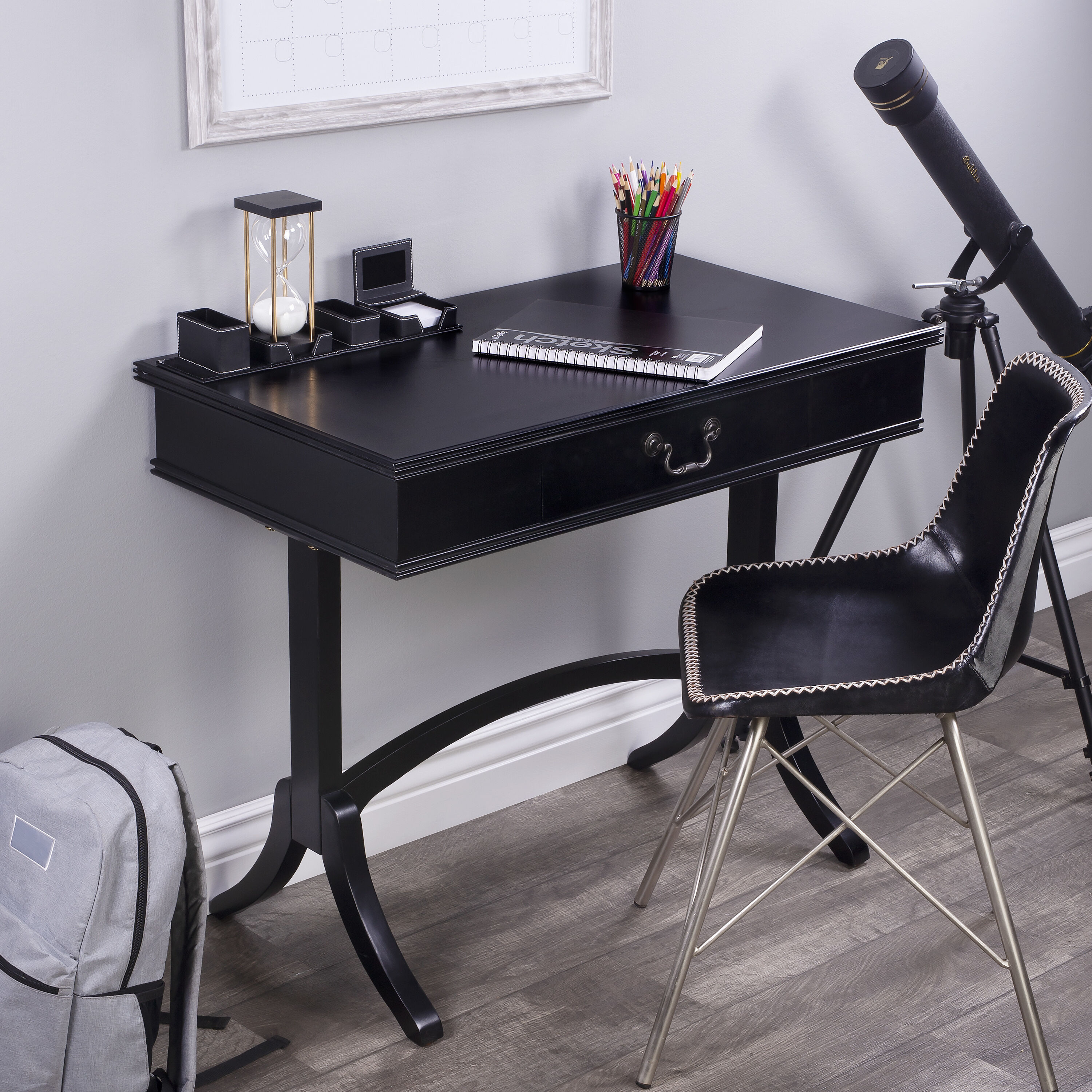 36 inch cheap black desk