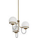 Alora Mood Alba 3 Light 22.88 inch Aged Gold Chandelier Ceiling Light
