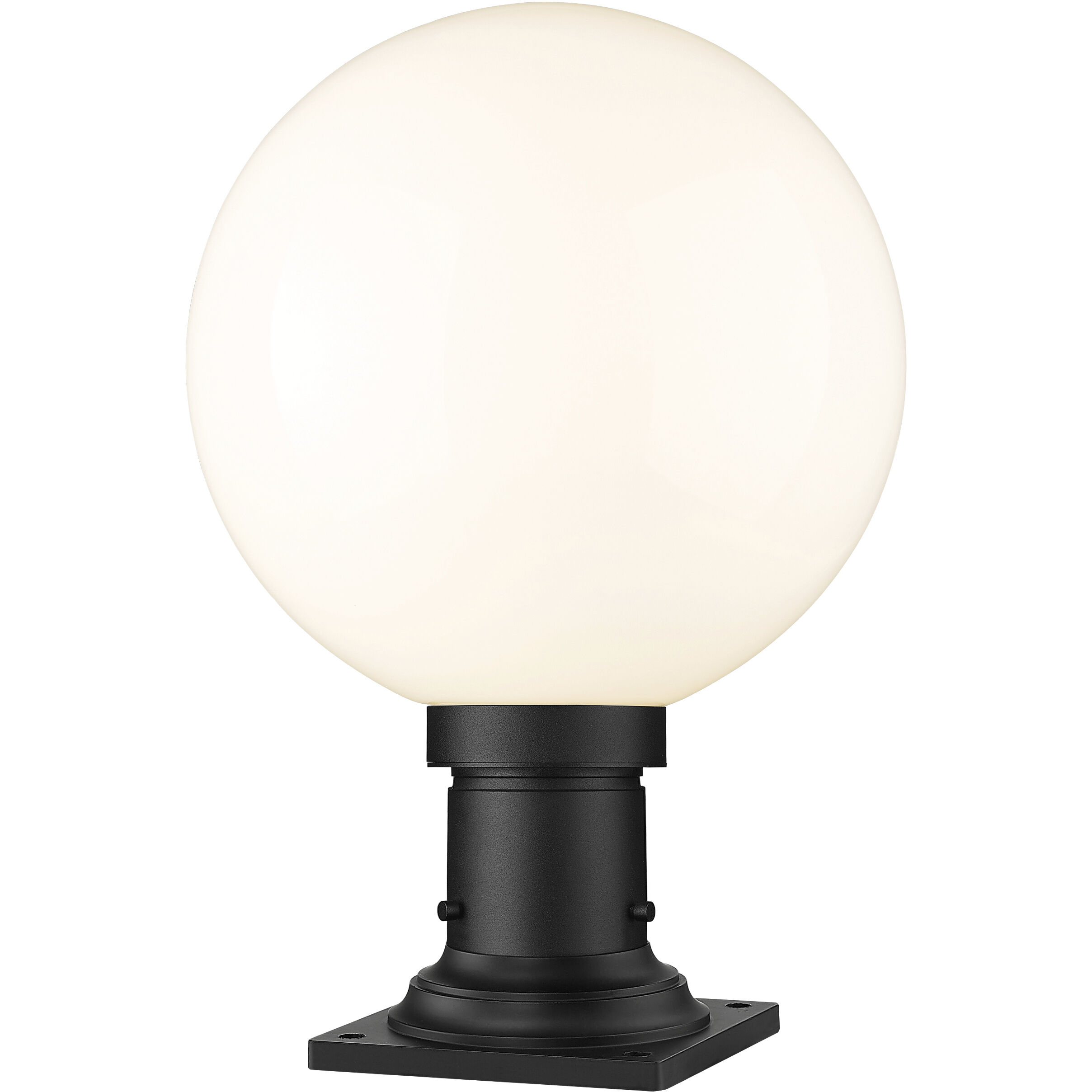 Laurent 1 Light 17.75 inch Black Outdoor Pier Mounted Fixture