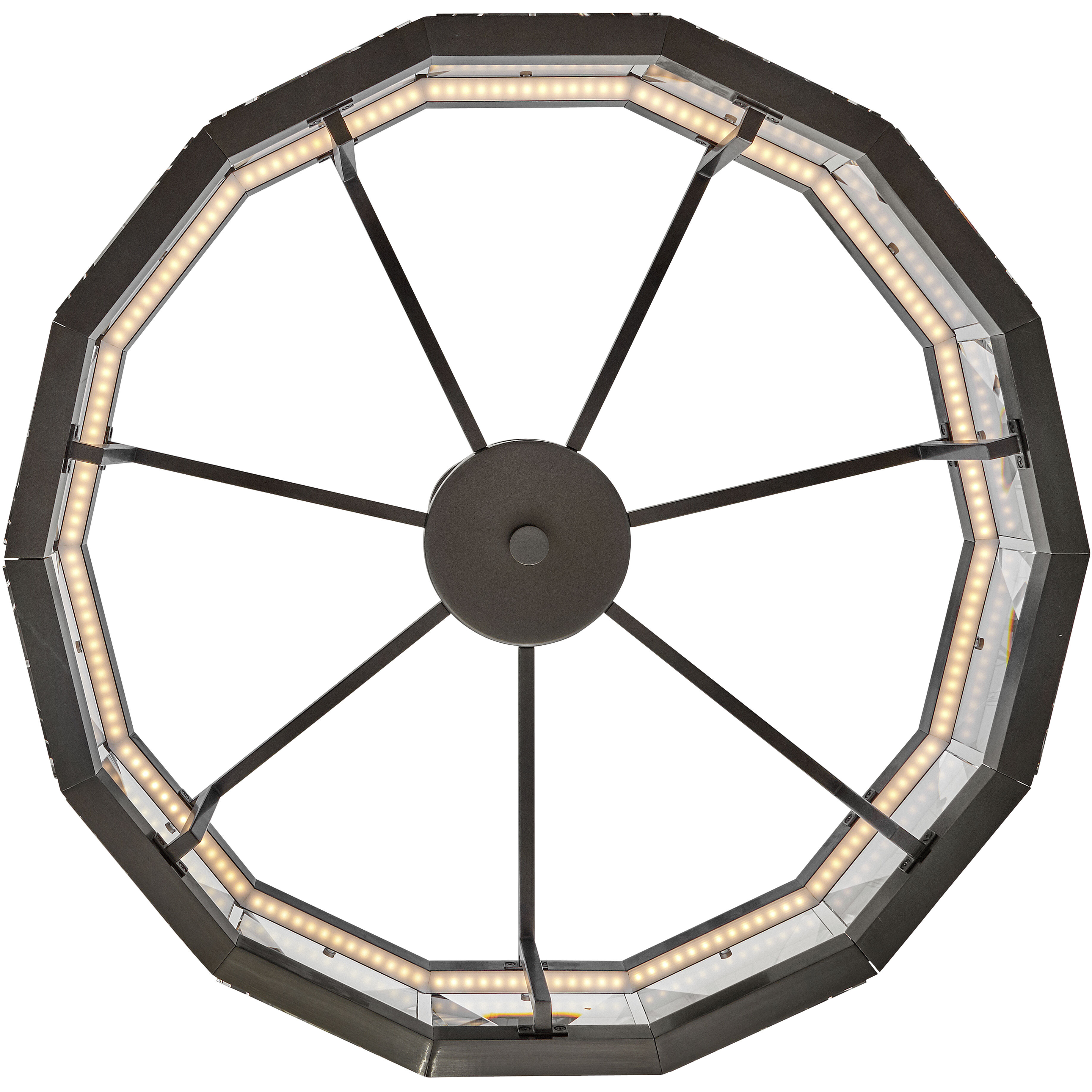 Jolie LED 30 inch Black Oxide Chandelier Ceiling Light