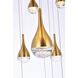 Amherst 25 Light 42 inch Satin Gold Chandelier Ceiling Light