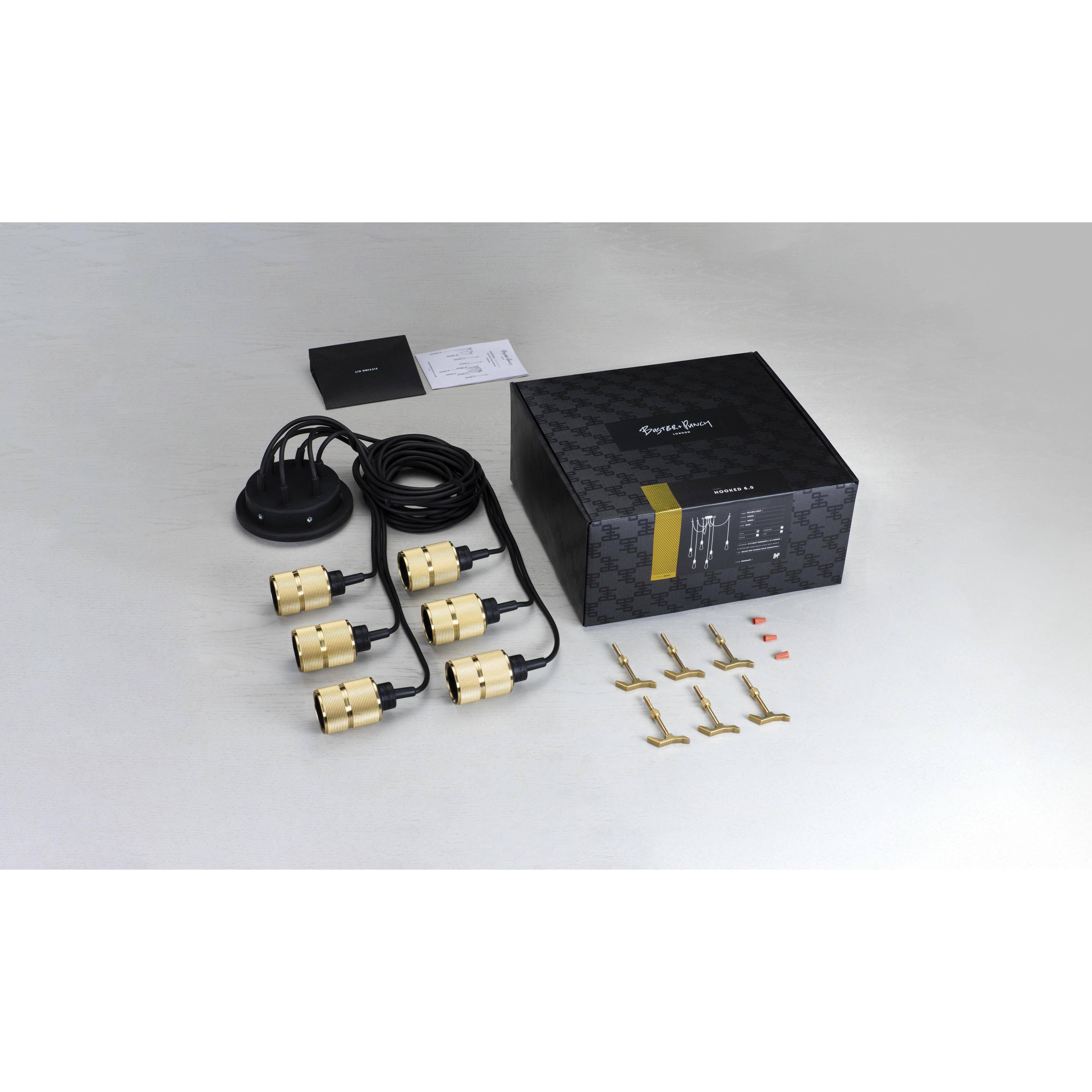 Hooked 6.0 LED 8.27 inch Stone / Brass Pendant Ceiling Light, Mix