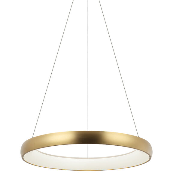 Maverick LED 24 inch Brushed Gold Pendant Ceiling Light