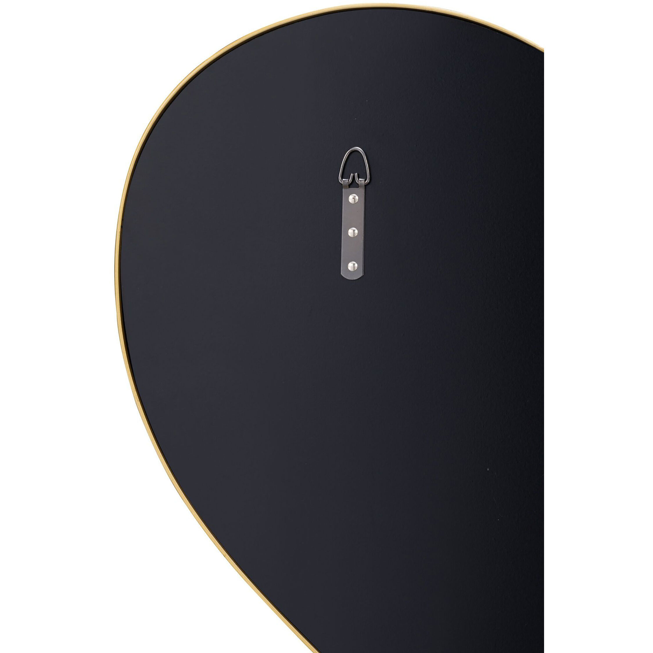 Who Do Ya' Love 30 X 30 inch Gold Wall Mirror