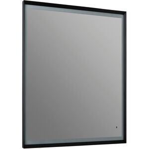 Dusk 24 X 18 inch Black LED Lighted Mirror, Vanita by Oxygen