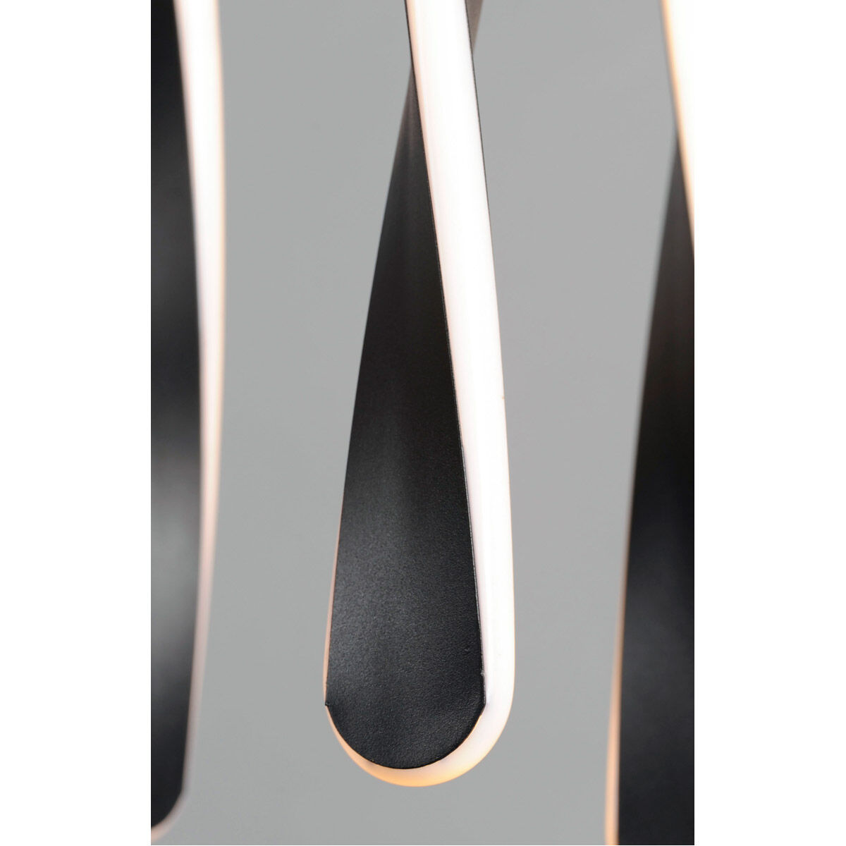 Pirouette LED 24 inch Black Multi-Light Pendant Ceiling Light