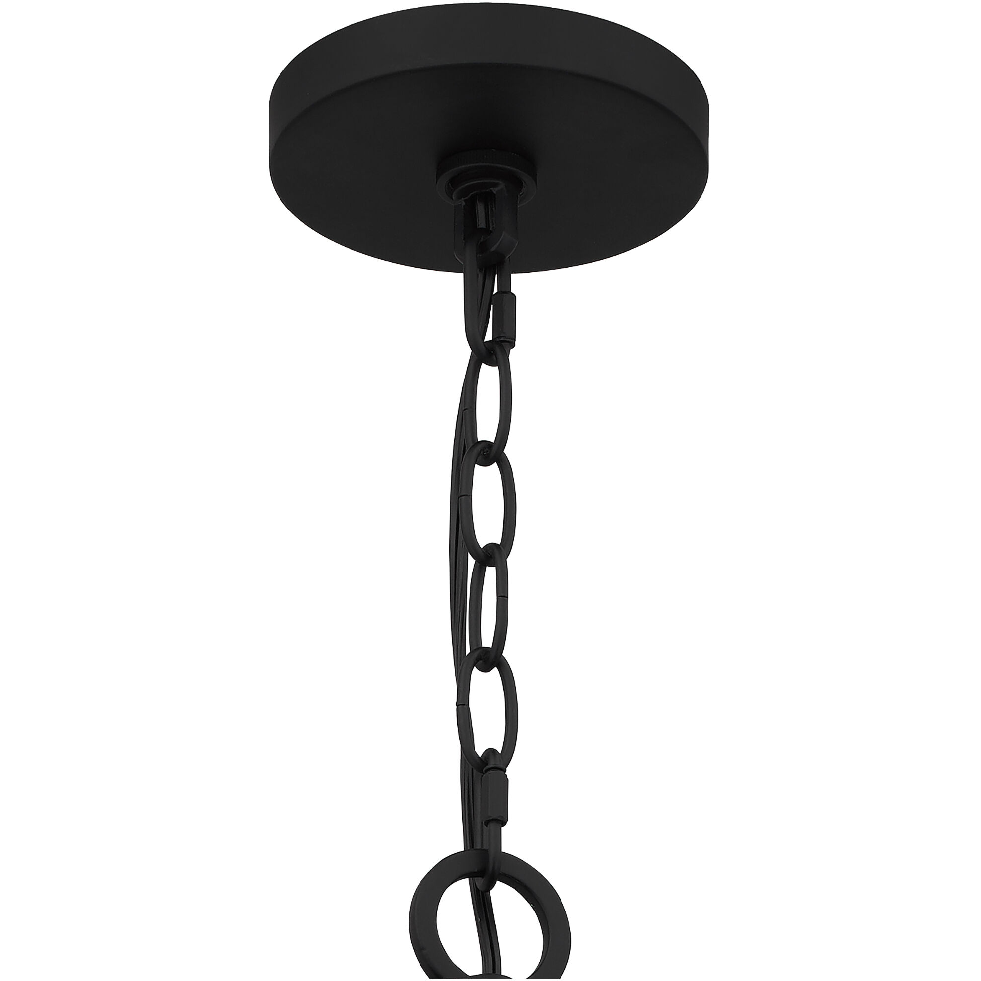 Croix 6 Light 27 inch Matte Black Chandelier Ceiling Light