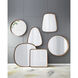 Wayne 31.5 X 31.5 inch Brown Wall Mirror