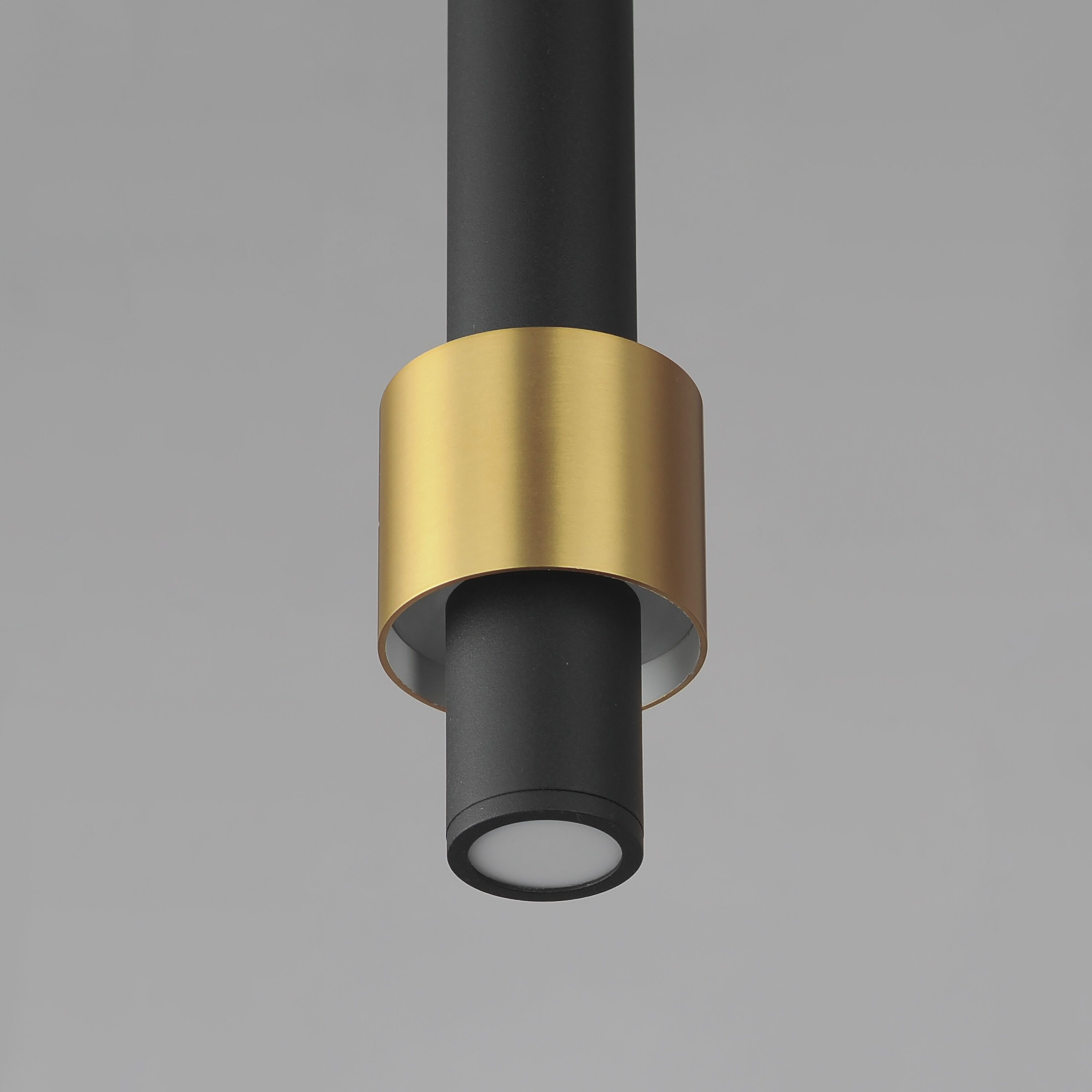 Reveal LED 2.75 inch Black and Gold Single Pendant Ceiling Light