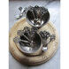 Key 1 Antique Silver Demitasse Spoons
