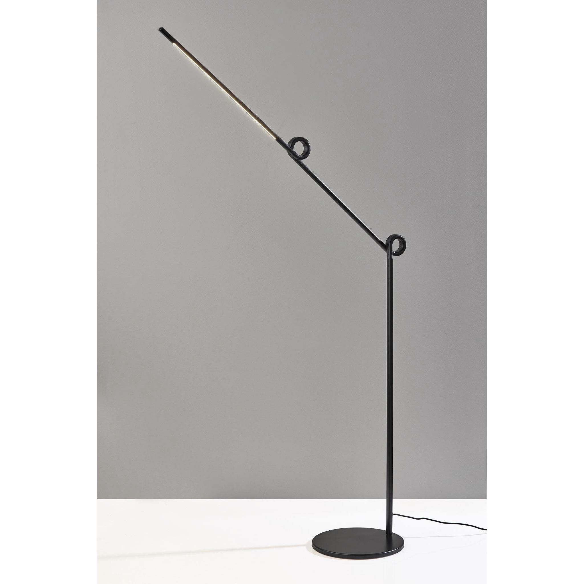 Knot 45.5 inch 10.00 watt Black Floor Lamp Portable Light
