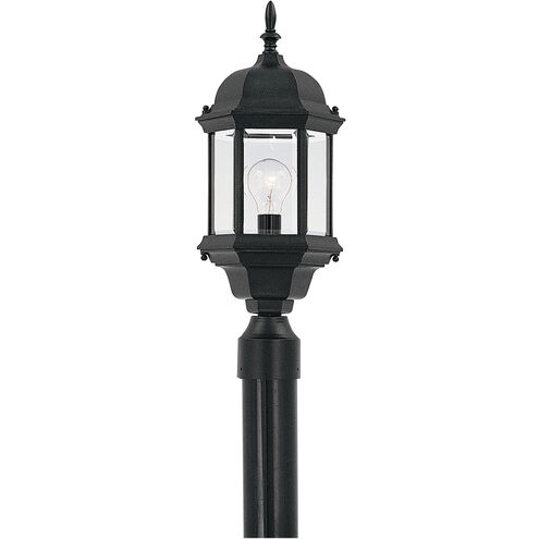 Devonshire 1 Light 20 inch Black Outdoor Post Lantern