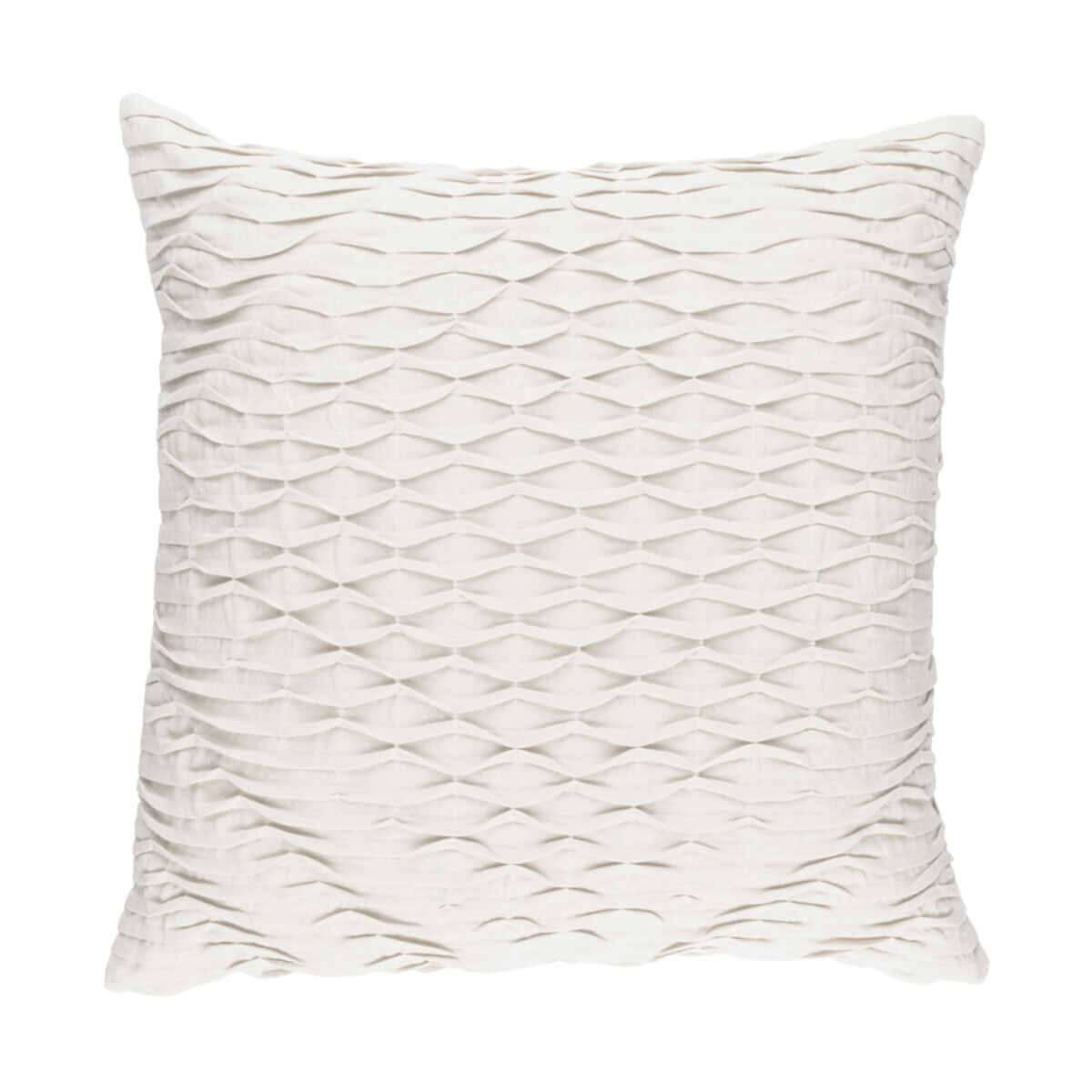 Baker 18 X 18 inch Light Gray Throw Pillow