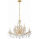 Maria Theresa 12 Light 29 inch Gold Chandelier Ceiling Light in Clear Hand Cut