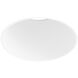 Pearl Bright White LED Round Trimless Retrofit Downlight in 4000K, 4" Retrofit