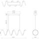 Synergy LED 41.75 inch Antique Brass Linear Pendant Ceiling Light