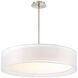 Metropolis LED 30 inch Brushed Nickel Pendant Ceiling Light in 30in.