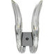 Cisne 2 Light 10 inch Polished Nickel Wall Sconce Wall Light