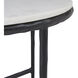 Rowena 29.92 X 15.74 inch Matte Black and White Coffee Table
