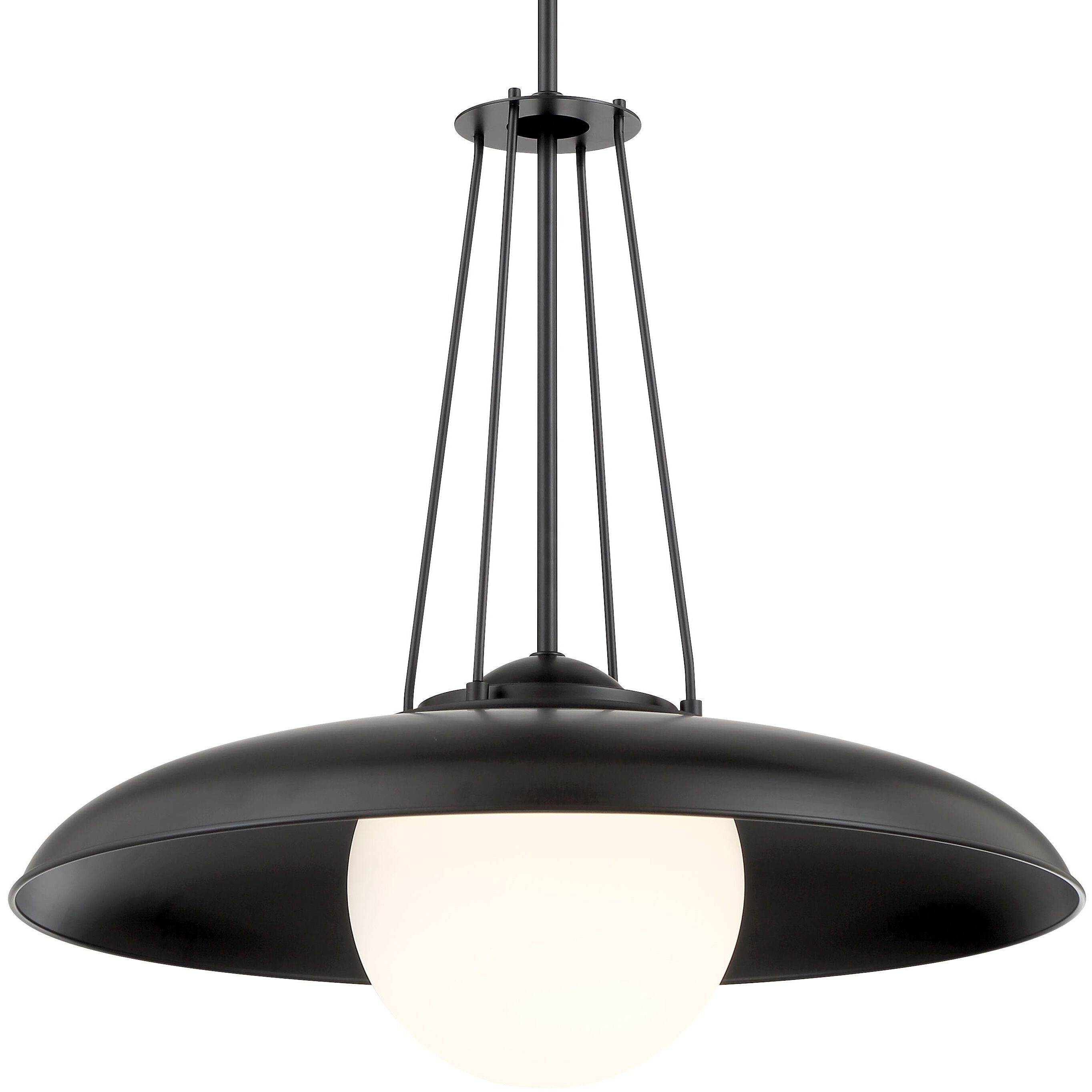 Schooner Ridge 1 Light 24.25 inch Coal Pendant Ceiling Light
