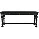 Portuguese 72.5 X 20.5 inch Hand Rubbed Black Console