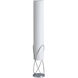 Internal 58 inch 40.00 watt Polished Chrome and Chrome Floor Lamp Portable Light