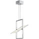 Palo Alto LED 2.75 inch Chrome Pendant Ceiling Light