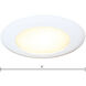 Aspect White Recessed Light