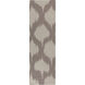 Frontier 96 X 30 inch Camel, Medium Gray Rug