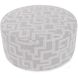 Syros Universal 18 inch Fog Outdoor Ottoman