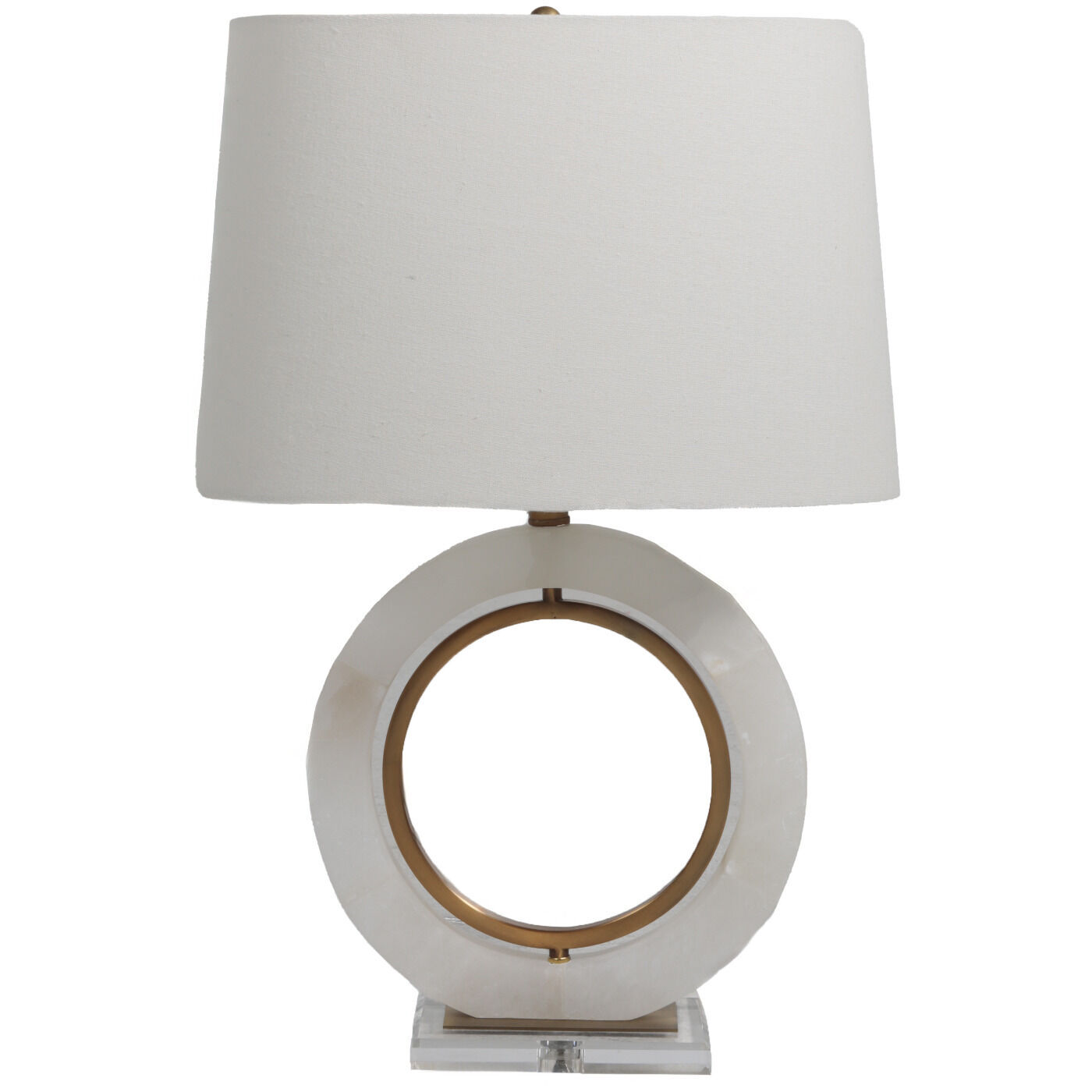 Janelle 26.5 inch Antique Brass Table Lamp Portable Light