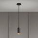 Exhaust Pendant LED 2.36 inch Graphite / Brass Pendant Ceiling Light