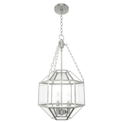 Indria 3 Light 15.5 inch Brushed Nickel Pendant Ceiling Light