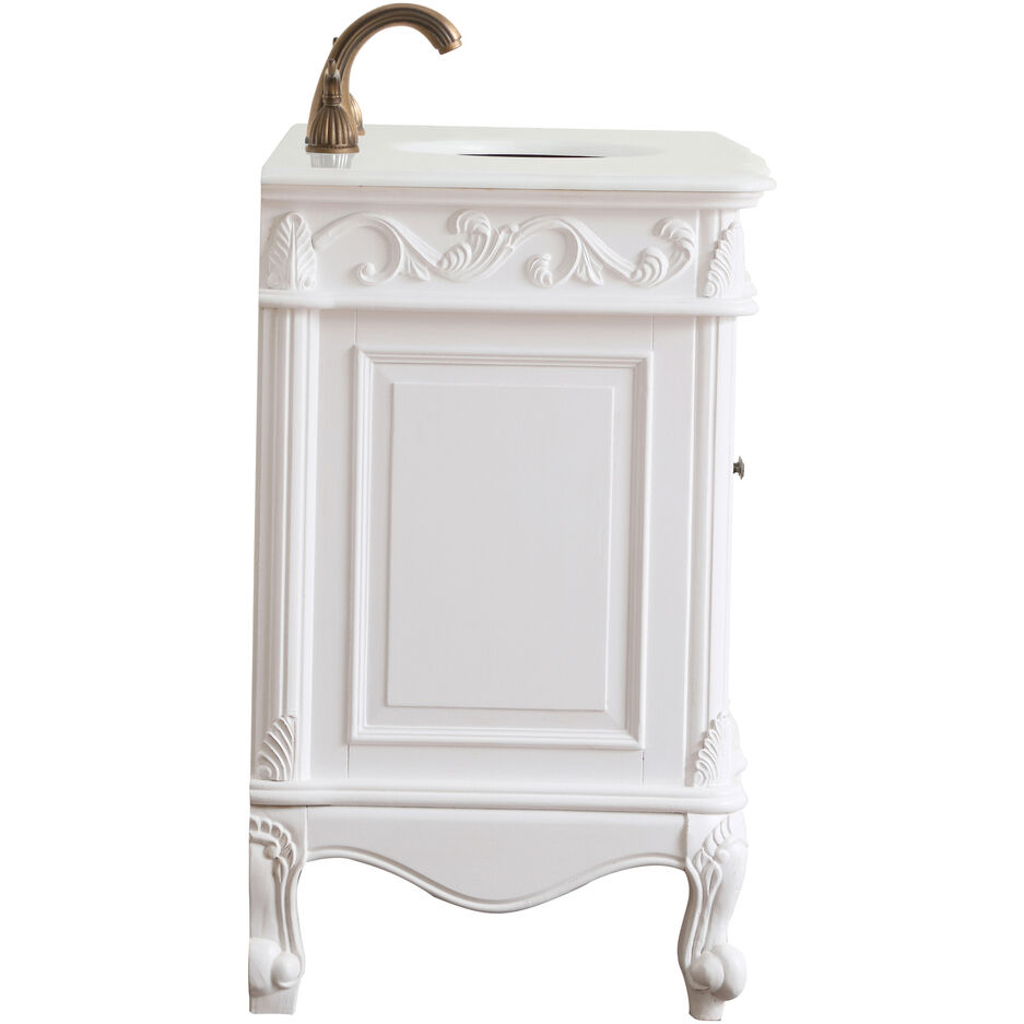 Oakland 42 X 22 X 36 inch Antique White Vanity Sink Set